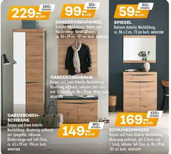 Möbel Kraft Garderobenbank Angebot