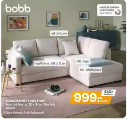 Möbel Kraft Bobb ecksofa mit funktion Angebot