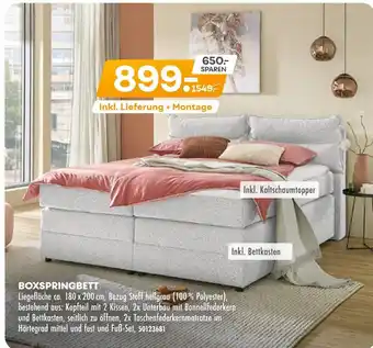 Möbel Kraft Boxspringbett Angebot