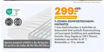 Möbel Kraft 7-zonen-komfortschaum-matratze Angebot