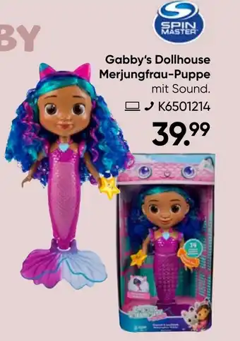 Galeria SPIN MASTER Gabby's Dollhouse Merjungfrau-Puppe mit Sound. Angebot