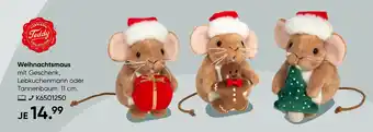 Galeria HERMANN Teddy COLLECTION Weihnachtsmaus Angebot
