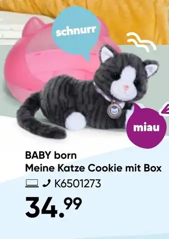 Galeria BABY born Meine Katze Cookie mit Box Angebot