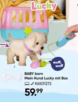 Galeria BABY born Mein Hund Lucky mit Box Angebot