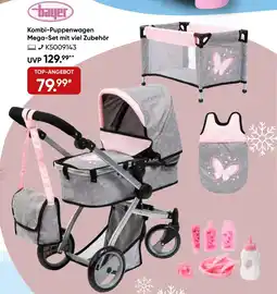 Galeria bayer Kombi-Puppenwagen Mega-Set mit viel Zubehör Angebot