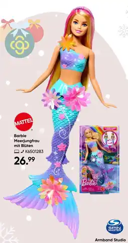 Galeria MATTEL Barbie Meerjungfrau mit Blüten Angebot