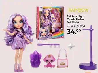 Galeria Rainbow High Classic Fashion Doll Violet Angebot