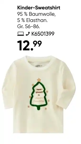 Galeria name it Kinder-Sweatshirt Angebot