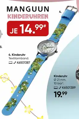 Galeria manguun 4. Kinderuhr Textilarmband. Angebot