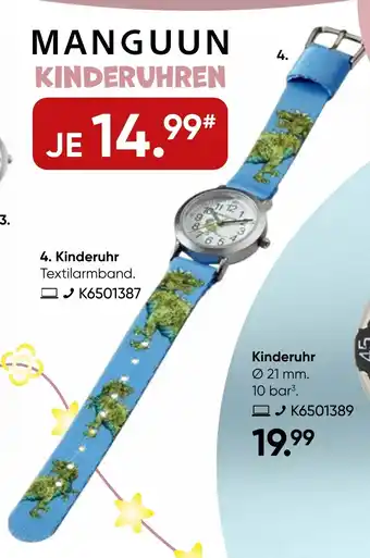 Galeria manguun 4. Kinderuhr Textilarmband. Angebot