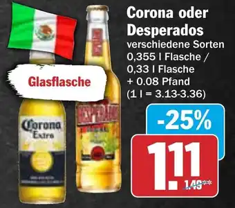 HIT Corona oder Desperados Angebot