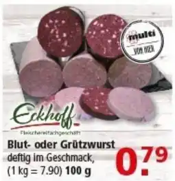 Multi Markt Eckhoff Blut- oder Grützwurst Angebot