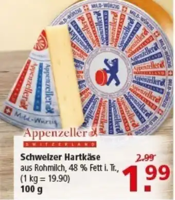 Multi Markt Appenzeller Schweizer Hartkäse Angebot