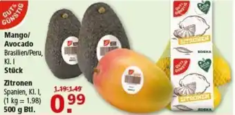 Multi Markt GUT&GÜNSTIG Mango/ Avocado Zitronen Angebot