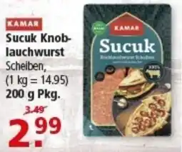 Multi Markt KAMAR Sucuk Knob- lauchwurst Angebot
