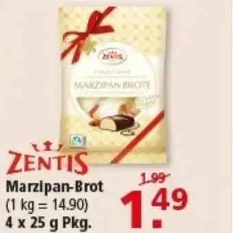 Multi Markt ZENTIS Marzipan-Brot Angebot