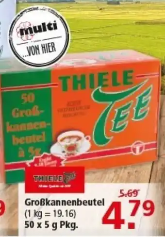 Multi Markt THIELE Großkannenbeutel Angebot