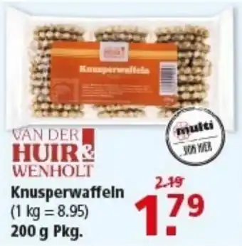 Multi Markt VAN DER HUIR WENHOLT Knusperwaffeln Angebot