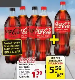 Multi Markt Coca-Cola, Fanta oder Sprite Angebot