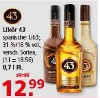 Multi Markt Likör 43 Angebot
