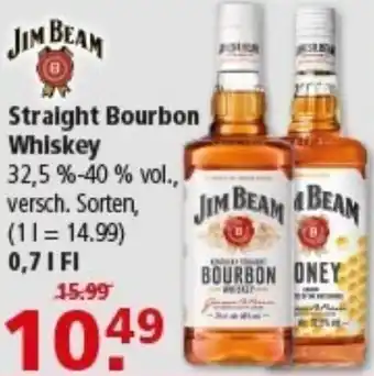 Multi Markt JIM BEAM Straight Bourbon Whiskey Angebot