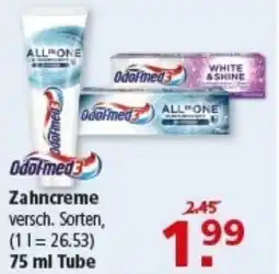 Multi Markt Odolmed3 Zahncreme Angebot