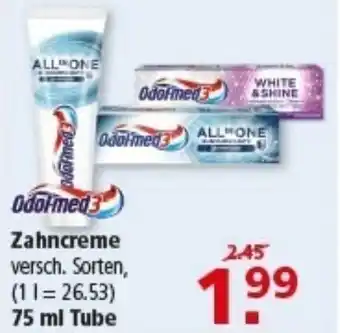 Multi Markt Odolmed3 Zahncreme Angebot