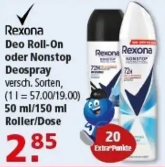 Multi Markt Rexona Deo Roll-On oder Nonstop Deospray Angebot