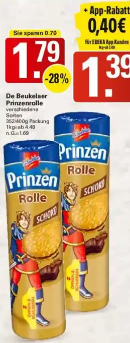 WEZ De Beukelaer Prinzenrolle Angebot