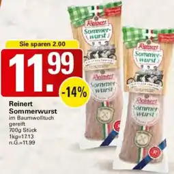 WEZ Reinert Sommerwurst Angebot