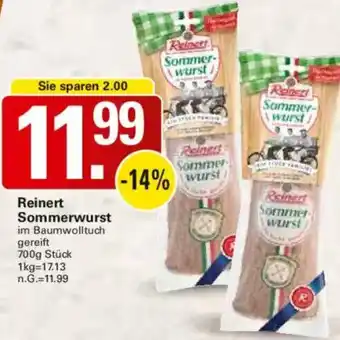 WEZ Reinert Sommerwurst Angebot
