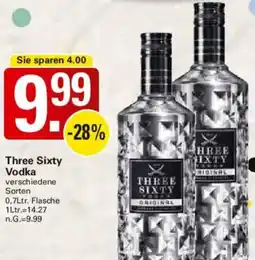 WEZ Three Sixty Vodka Angebot