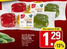 WEZ Gut & Günstig Spanischer Paprika Mix Angebot