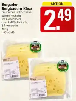 WEZ Bergader Bergbauern Käse Angebot