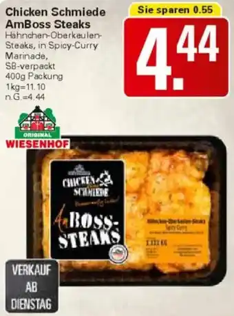 WEZ Chicken Schmiede AmBoss Steaks Angebot