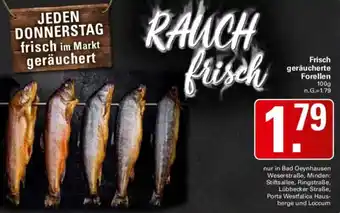 WEZ Frisch geräucherte Forellen Angebot