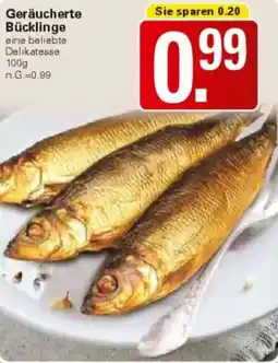 WEZ Geräucherte Bücklinge Angebot