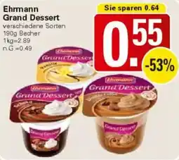WEZ Ehrmann Grand Dessert Angebot