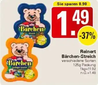 WEZ Reinert Bärchen-Streich Angebot