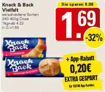 WEZ Knack & Back Vielfalt Angebot
