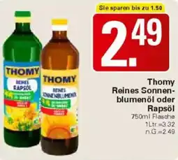WEZ Thomy Reines Sonnenblumenöl oder Rapsöl Angebot