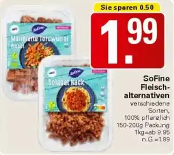 WEZ SoFine Fleischalternativen Angebot