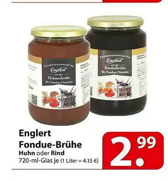 Famila Nord Ost Englert Fondue-brühe Huhn Oder Rind Angebot