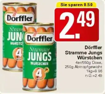 WEZ Dörffler Stramme Jungs Würstchen Angebot