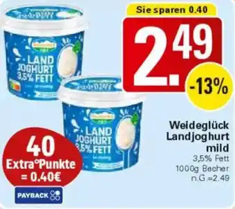 WEZ Weideglück Landjoghurt mild Angebot