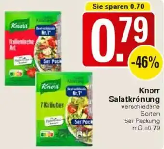 WEZ Knorr Salatkrönung Angebot