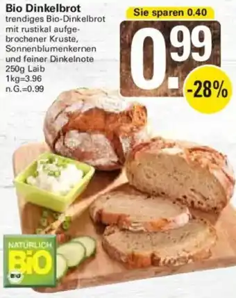 WEZ Bio Dinkelbrot Angebot