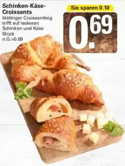 WEZ Schinken-Käse- Croissants Angebot