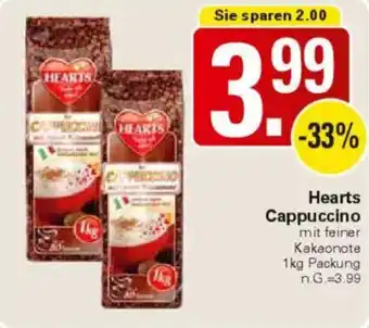 WEZ Hearts Cappuccino Angebot