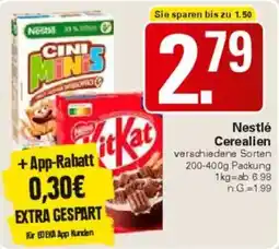 WEZ Nestlé Cerealien Angebot